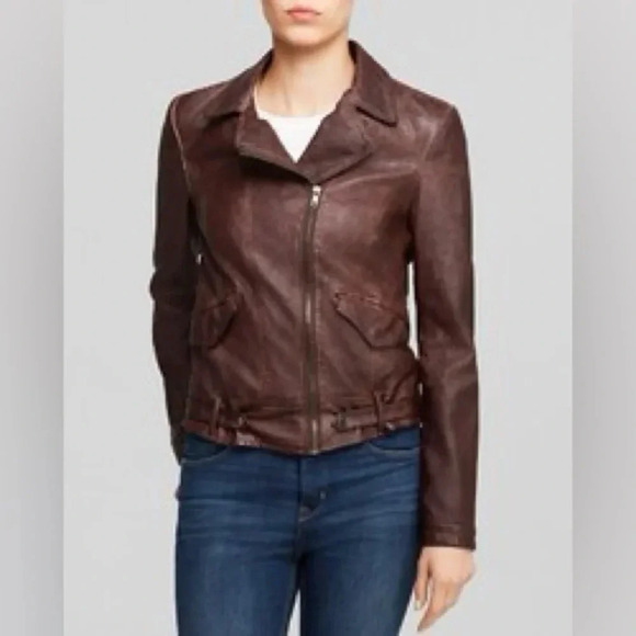 Kut from the Kloth Dean Vegan Faux Leather Moto Jacket - Picture 1 of 8